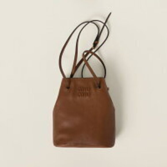 Miu Miu Handbags - Miu Miu Nappa Leather Bag Brown